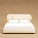 E01 Bed Frame Beige - King