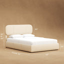 belffinsleep-off-white-upholstered-platform-bed-frame-dimensions-diagram