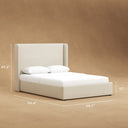 Belffin-Bed-Frame-BY02-Dimension-Diagram-Fully-Assembled-Bed-Annotated-Dimensions