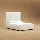 Belffin-Bed Frame-EY03-Dimension-Diagram-Fully-Assembled-Bed-Annotated-Dimensions