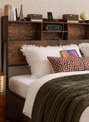 belffinsleep-industrial-rustic-wooden-bed-frame-with-storage-headboard-and-charging-station